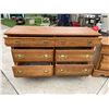 Image 4 : BASSETT DRESSER WITH MIRROR (SEE PICTURES) WITH MATCHING NIGHTSTAND