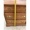 Image 8 : BASSETT DRESSER WITH MIRROR (SEE PICTURES) WITH MATCHING NIGHTSTAND