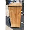 Image 4 : PINE 6-DRAWER ROLLING CART