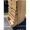 Image 7 : PINE 6-DRAWER ROLLING CART