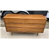 Image 1 : VINTAGE MID-CENTURY MODERN SIX-DRAWER WALNUT DRESSER