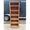 Image 1 : FIVE-SHELF WOODEN BOOKCASE