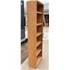 Image 2 : FIVE-SHELF WOODEN BOOKCASE