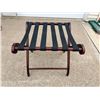 Image 10 : QUEEN ANNE TABLE, LUGGAGE RACK, AND STOOL