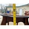 Image 9 : QUEEN ANNE TABLE, LUGGAGE RACK, AND STOOL