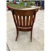 Image 5 : ANTIQUE MISSION OAK ARTS & CRAFTS ROCKING CHAIR WITH A SOLID WOOD SEAT