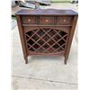 Image 1 : SOLID WOOD WINE RACK CABINET