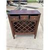 Image 2 : SOLID WOOD WINE RACK CABINET