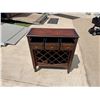 Image 5 : SOLID WOOD WINE RACK CABINET