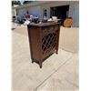 Image 7 : SOLID WOOD WINE RACK CABINET