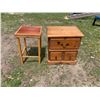 Image 1 : END TABLE AND NIGHTSTAND