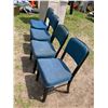 Image 13 : VINTAGE INDUSTRIAL SIDE CHAIRS MANUFACTURED BY STEELCASE; LOT OF 4