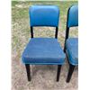 Image 2 : VINTAGE INDUSTRIAL SIDE CHAIRS MANUFACTURED BY STEELCASE; LOT OF 4
