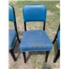 Image 4 : VINTAGE INDUSTRIAL SIDE CHAIRS MANUFACTURED BY STEELCASE; LOT OF 4