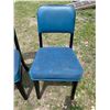 Image 5 : VINTAGE INDUSTRIAL SIDE CHAIRS MANUFACTURED BY STEELCASE; LOT OF 4