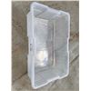 Image 8 : CLEAR, RECTANGULAR PLASTIC UNDER-BED STORAGE TOTES