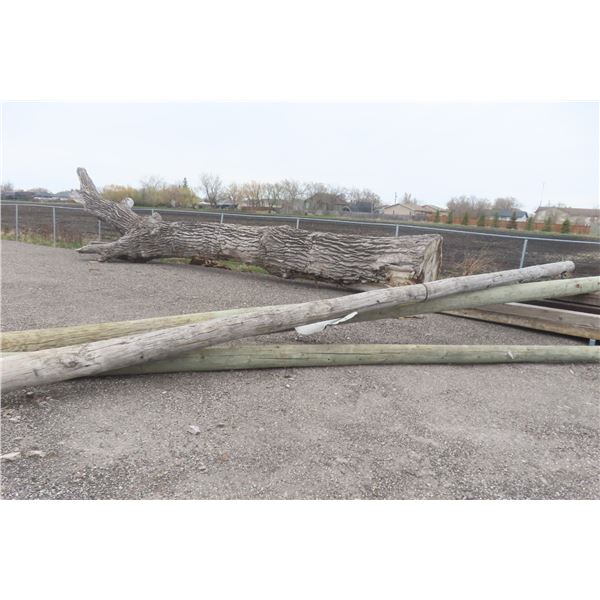 3 Hydro Poles, Approx 24 FT