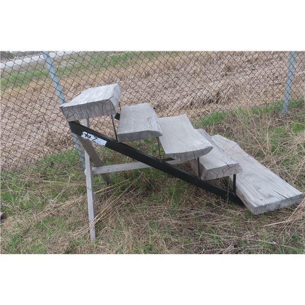 5-Step Stairs w/ Raw Edge, 41" High