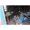 Image 1 : Ridgid Shop Vac, Pressure Tank w/ 1/3 HP Motor, Fan, Yard Tools, Post Hole Digger, Gas Cans