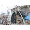 Image 9 : Mixed Lot - 20 Gal Oil Tank, Scaffolding, Chain, Fuel Tank, Yard Trailer, Wire Cable and More