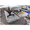 Image 3 : Live Edge Table w/ 2 Benches, Steel Frame