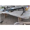 Image 4 : Live Edge Table w/ 2 Benches, Steel Frame