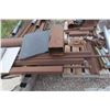 Image 12 : Pipe, Channel, Tubing 18" to 24 FT, Angle Iron, 3 Steel Saw Horses, Steel Cable