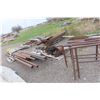 Image 1 : Pipe, Channel, Tubing 18" to 24 FT, Angle Iron, 3 Steel Saw Horses, Steel Cable