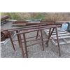 Image 2 : Pipe, Channel, Tubing 18" to 24 FT, Angle Iron, 3 Steel Saw Horses, Steel Cable
