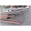 Image 3 : Pipe, Channel, Tubing 18" to 24 FT, Angle Iron, 3 Steel Saw Horses, Steel Cable