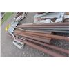Image 4 : Pipe, Channel, Tubing 18" to 24 FT, Angle Iron, 3 Steel Saw Horses, Steel Cable