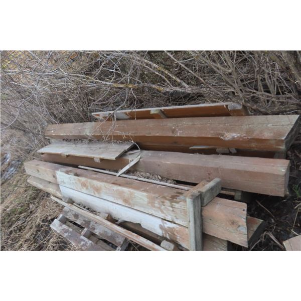 24 Treated Timbers 6x6" x 7-10 FT