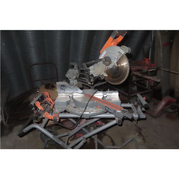 Ridgid 12" Compound Mitre Saw w/ Portable Stand, 15 Amp