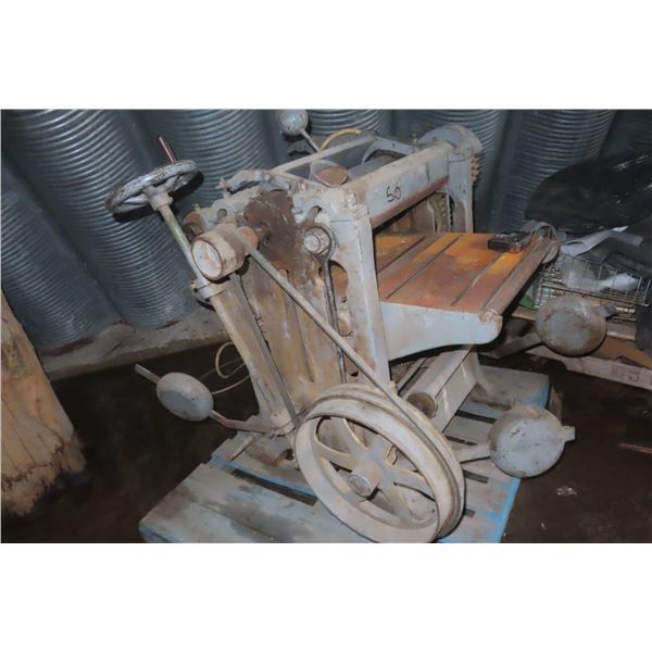 Continental Machinery Co. Thickness Planer, 20" W, 5 HP