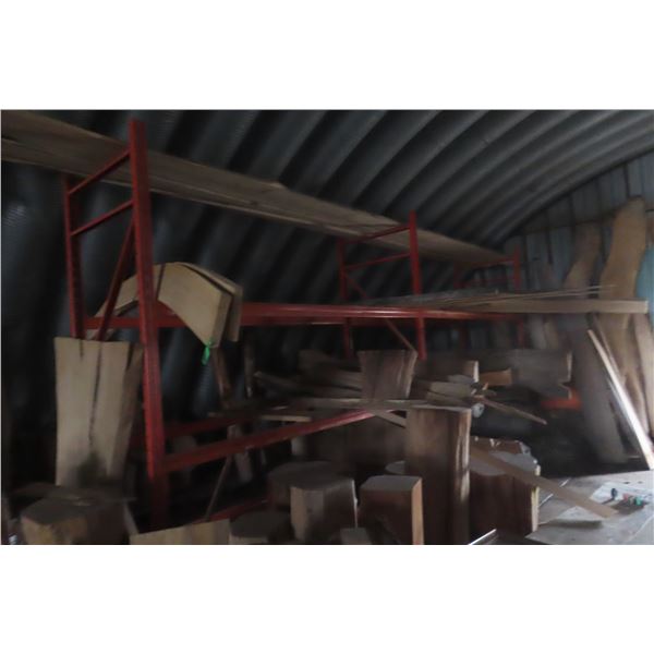 Pallet Racking - 3 Uprights 16 FT, 12 Side Rails 10 FT, 40" Deep (Product Not Included)