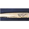 Image 3 : California Angels Jay Johnstone Rex Hudler Bob Grich +1 Signed Bat JSA Authentic