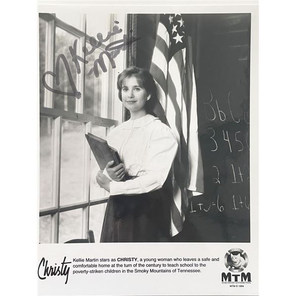 Christy Kellie Martin signed promo photo