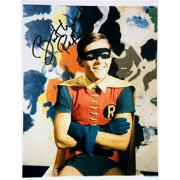 Batman And Robin Burt Ward signed photo
