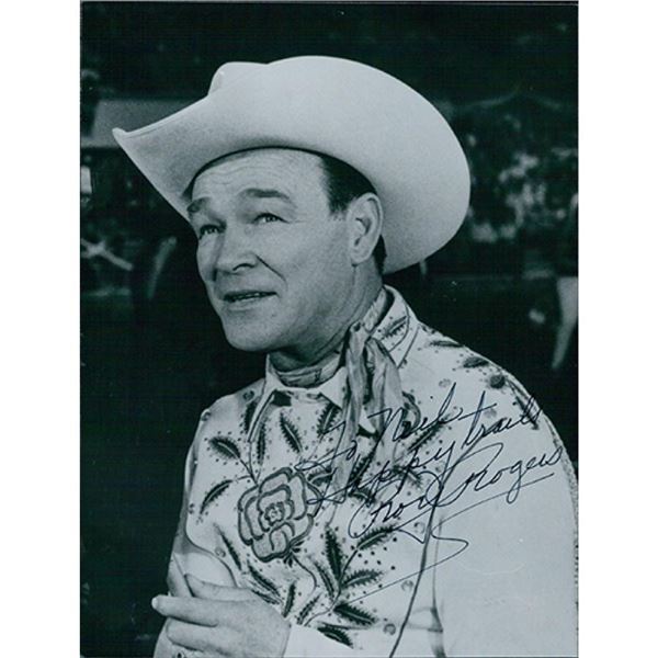 The Roy Rogers Show Roy Rogers Signed 5.5x7.5 Photo JSA Authenticated
