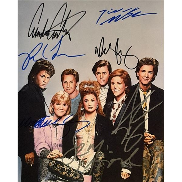 St. Elmo's Fire cast signed photo