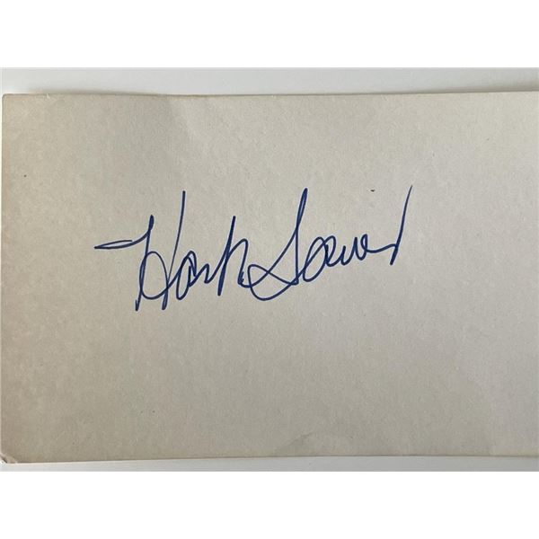 MLB Star Hank Sauer original signature cut