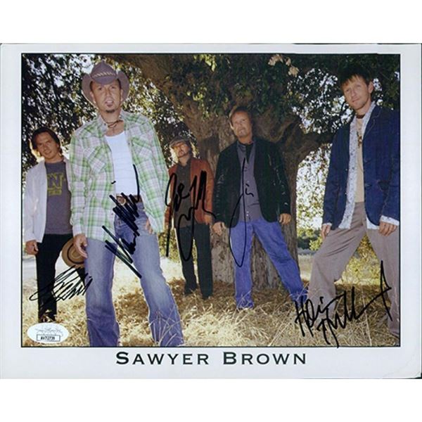 Country Band Sawyer Brown Signed Photo JSA Authenticated