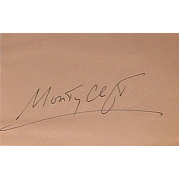 From Here To Eternity Montgomery Clift signature slip