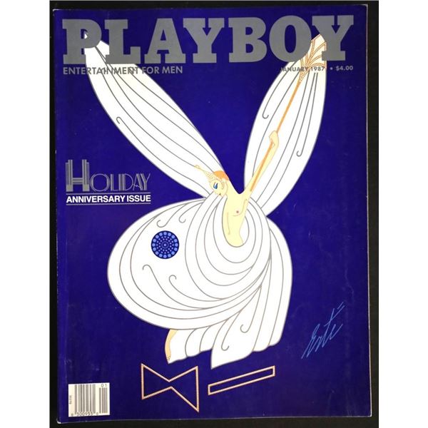 Playboy Magazine January 1987 Holiday Anniversary Issue