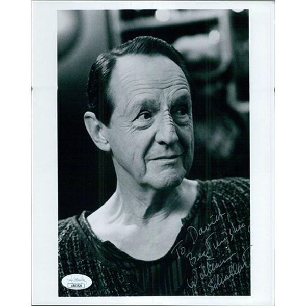 Star Trek The Trouble with Tribbles William Schallert Signed Photo JSA Authenticated