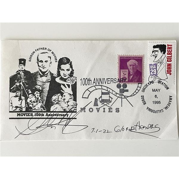 Bond Girl Gloria Hendry signed cover