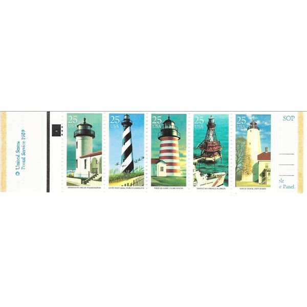 Historic American Lighthouses USA Stamp Book
