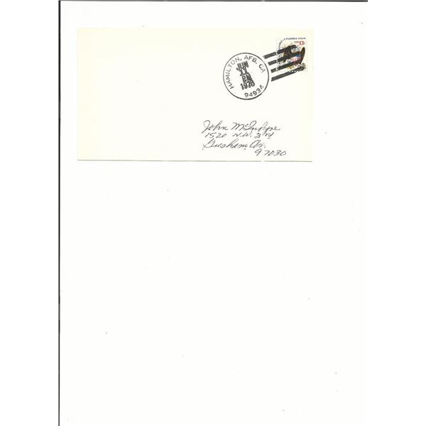 Hamilton, AFB, CA - First Day Cover - 1976