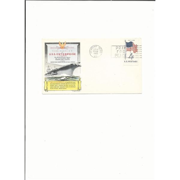 U.S.S. Enterprise - First Day Cover - Newport News - 1960