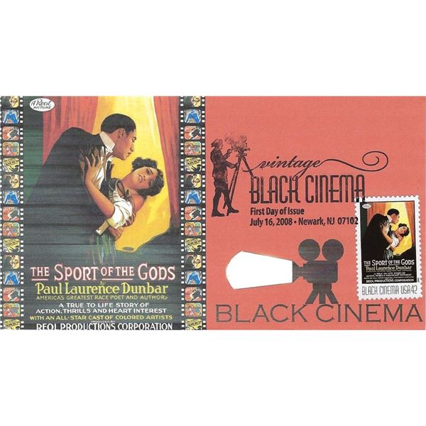 The Sport of The Gods Vintage Black Cinema First Day Cover
